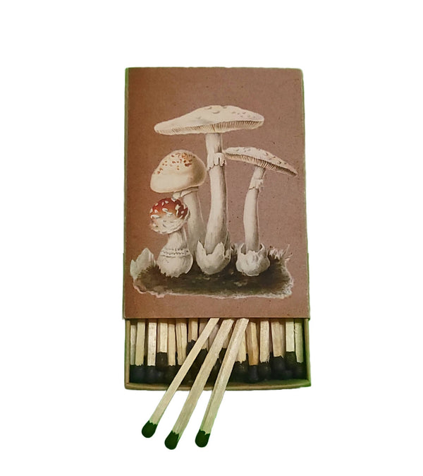 "Natural 'Shrooms!" Handmade Decorator Matchbox- Fly Agaric
