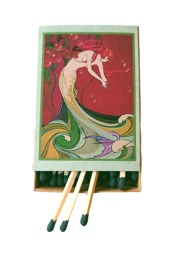 "Deco Mermaids" Handmade Decorator Matchbox- Beach: La Sirène Pittoresque