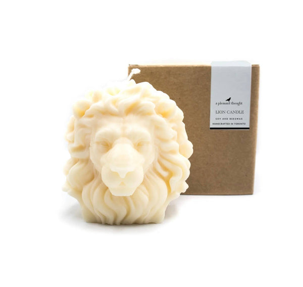 A Pleasant Thought - LION PILLAR CANDLE