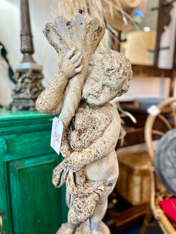 Vintage Cherub Angel Garden Fountain