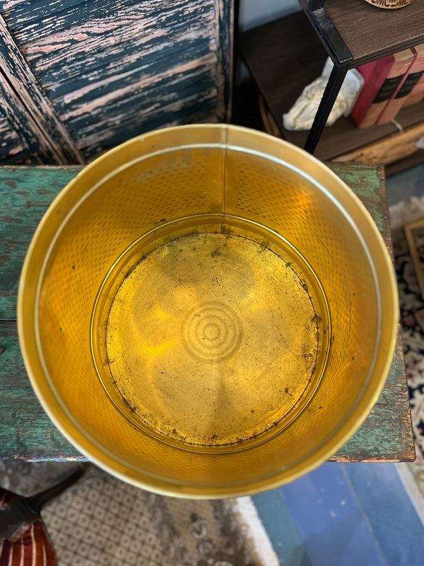 Large Bristol Hammered Brass Lion Planter