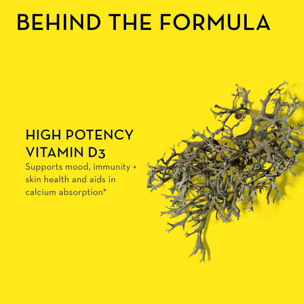 Hum Nutrition - HERE COMES THE SUN VEGAN VITAMIN D3 FOR BOOSTING MOOD