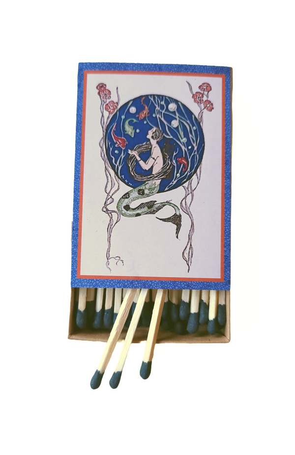 "Deco Mermaids" Handmade Decorator Matchbox - Beach: "Siren So Serene"