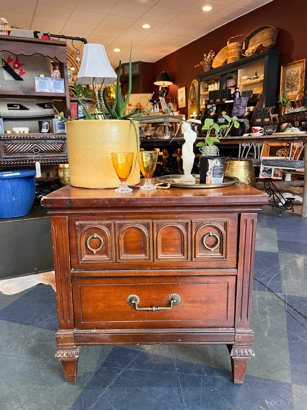 Vintage Wood Side Table