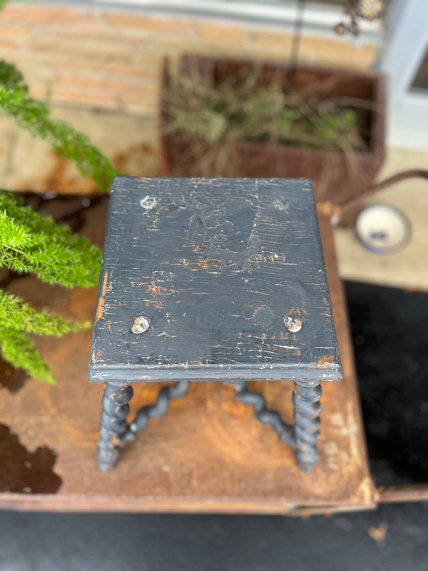 Aged antique wood top