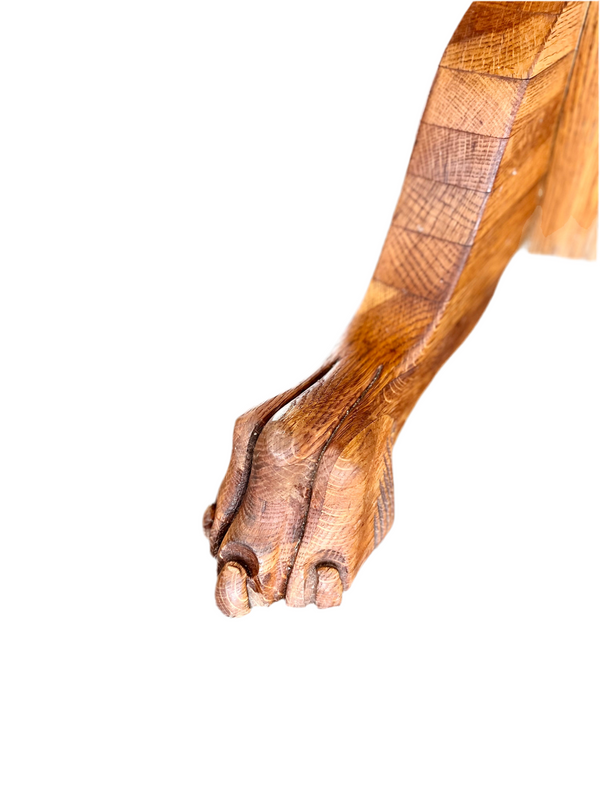 Carved claw foot