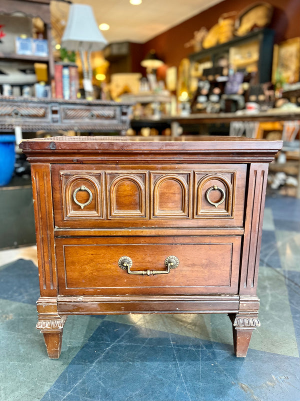 Vintage Wood Side Table