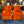 Vintage Orange Velvet Chairs