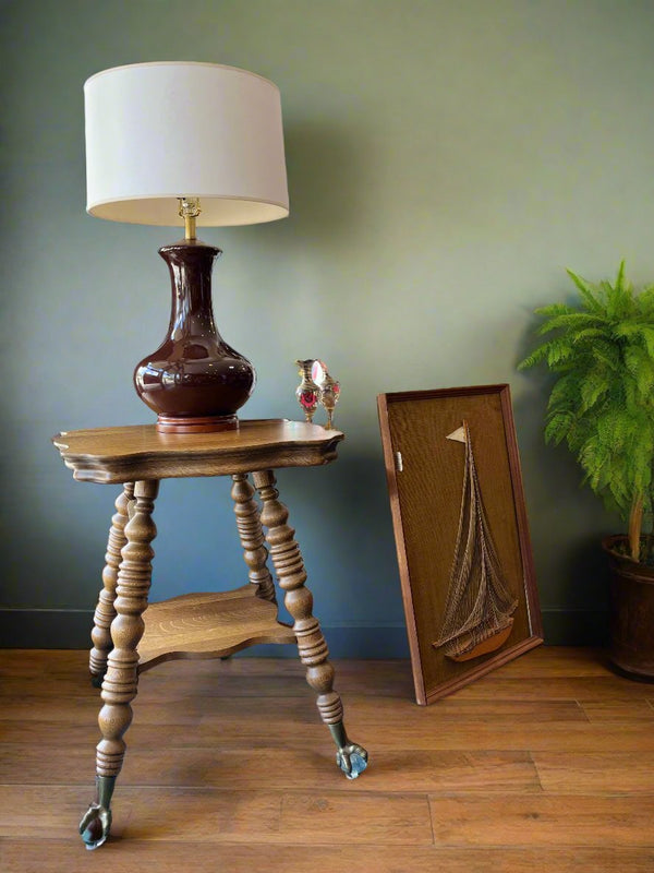 Styled oak table