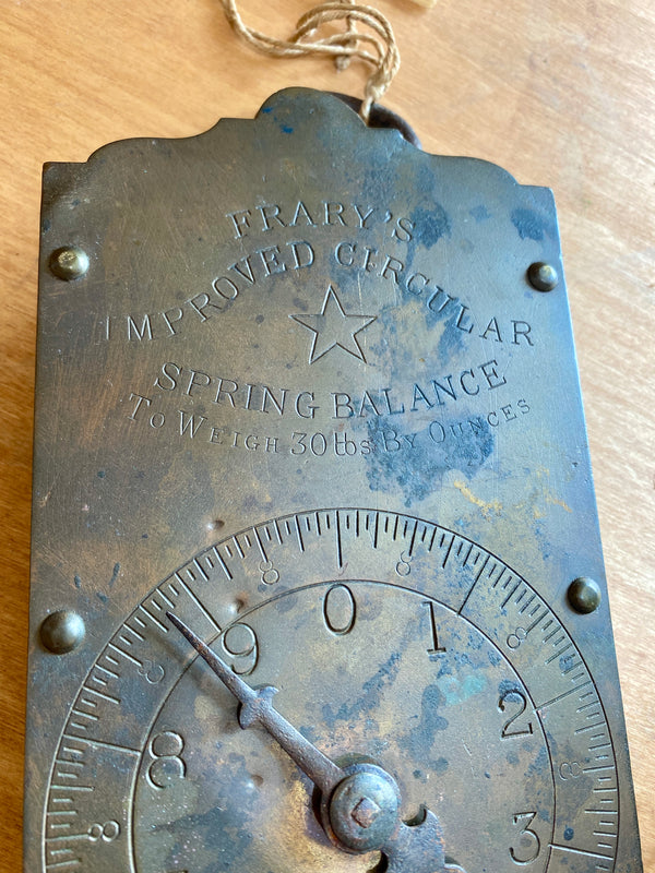 Antique Brass  Hanging Scale