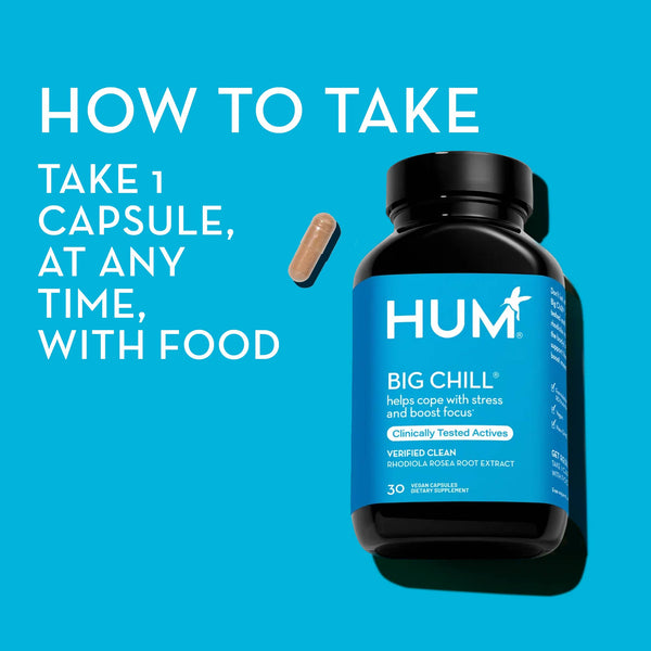 Hum Nutrition - BIG CHILL CAPSULES FOR REDUCING STRESS SYMPTOMS