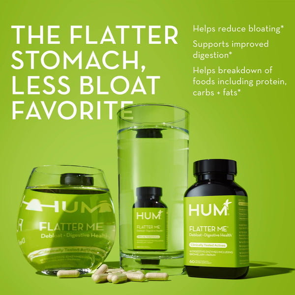 Hum Nutrition - FLATTER ME CAPSULES FOR DIGESTIVE HEALTH & BLOATING RELIEF