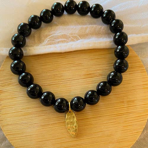 Santore Jewelry Company - Mala: Black Tourmaline Beaded Bracelet