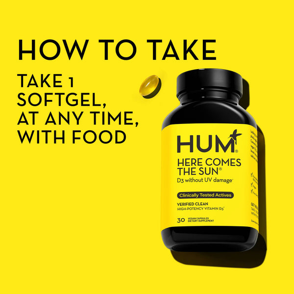 Hum Nutrition - HERE COMES THE SUN VEGAN VITAMIN D3 FOR BOOSTING MOOD