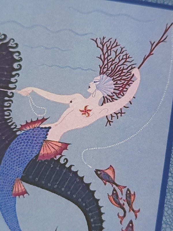 "Deco Mermaids" Handmade Decorator Matchbox - Beach: "Siren So Serene"