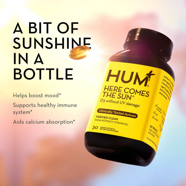 Hum Nutrition - HERE COMES THE SUN VEGAN VITAMIN D3 FOR BOOSTING MOOD